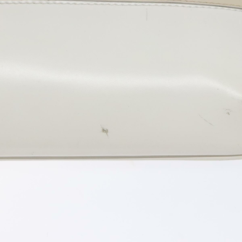 【日本直送】Salvatore Ferragamo 手提包 漆皮 米色 金色 正品 sw1286-9