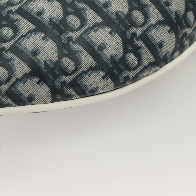 【日本直送】Christian Dior Trotter 帆布腰包 尼龍 海軍藍 銀色 正品 sw1263-15