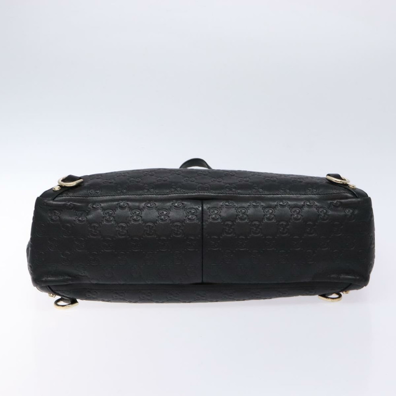 【日本直送】GUCCI GG 帆布 Guccissima 托特包皮革黑金色 141472 正品 sw1223-4