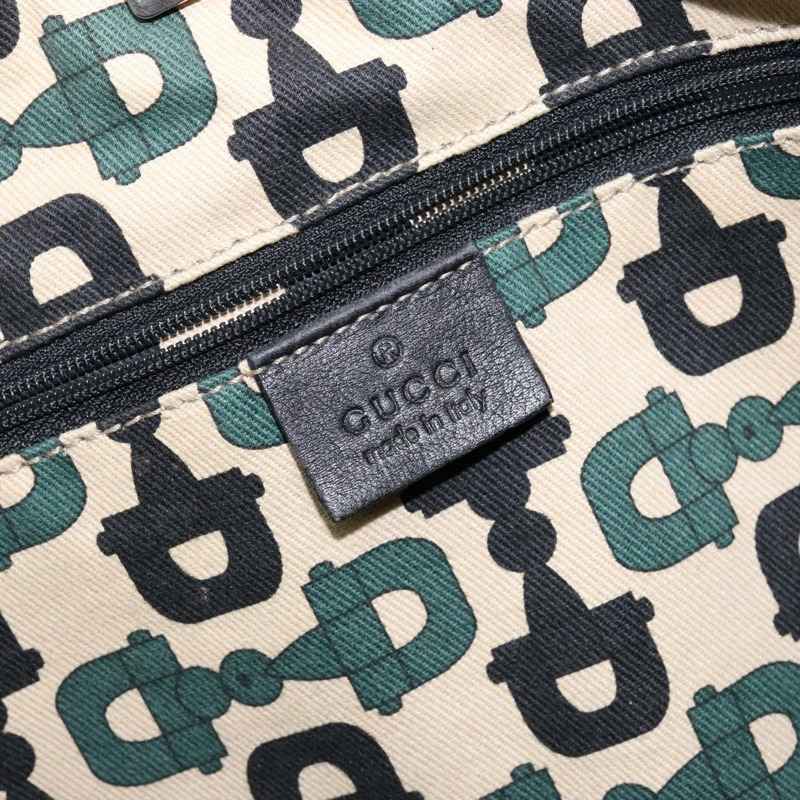 【日本直送】GUCCI GG 帆布 Guccissima 托特包皮革黑金色 141472 正品 sw1223-16