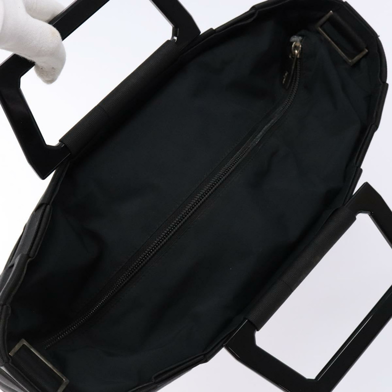 【日本直送】Salvatore Ferragamo 手袋 帆布 黑色 銀色 正品 sw1281-5