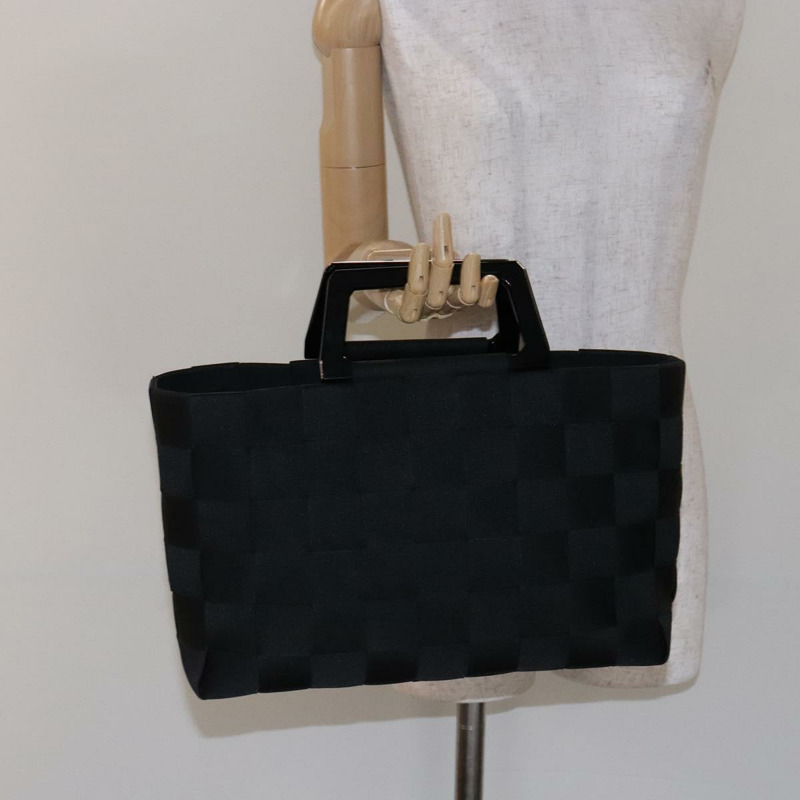 【日本直送】Salvatore Ferragamo 手袋 帆布 黑色 銀色 正品 sw1281-20