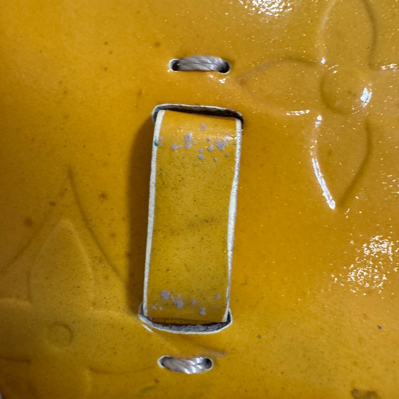 Louis Vuitton 黃色漆皮多功能皮夾腰包-16