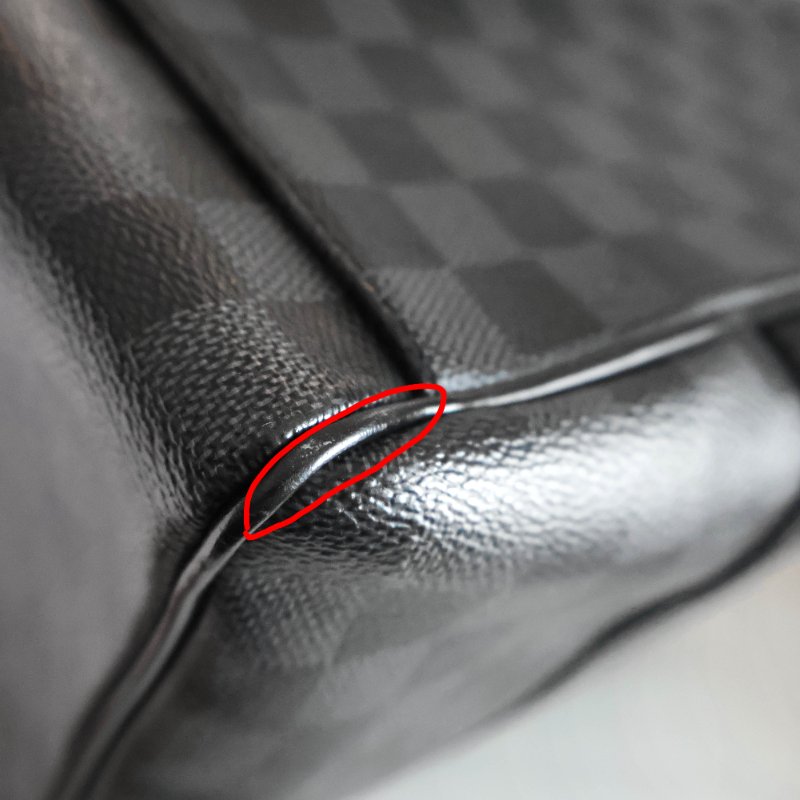 金鐸精品~2475 LOUIS VUUTTON LV 路易威登 N41259 Tadao PM中型黑灰色棋盤格紋 手提側肩背托特包 公事包-9