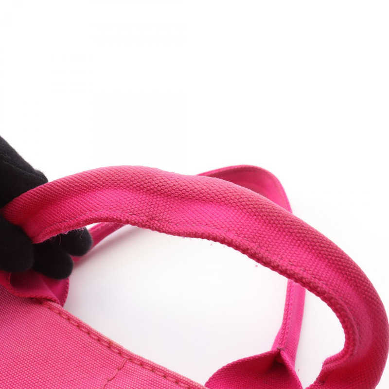 PRADA CANAPA 單肩托特包 BN2642 帆布 粉紅 二手 女款-9