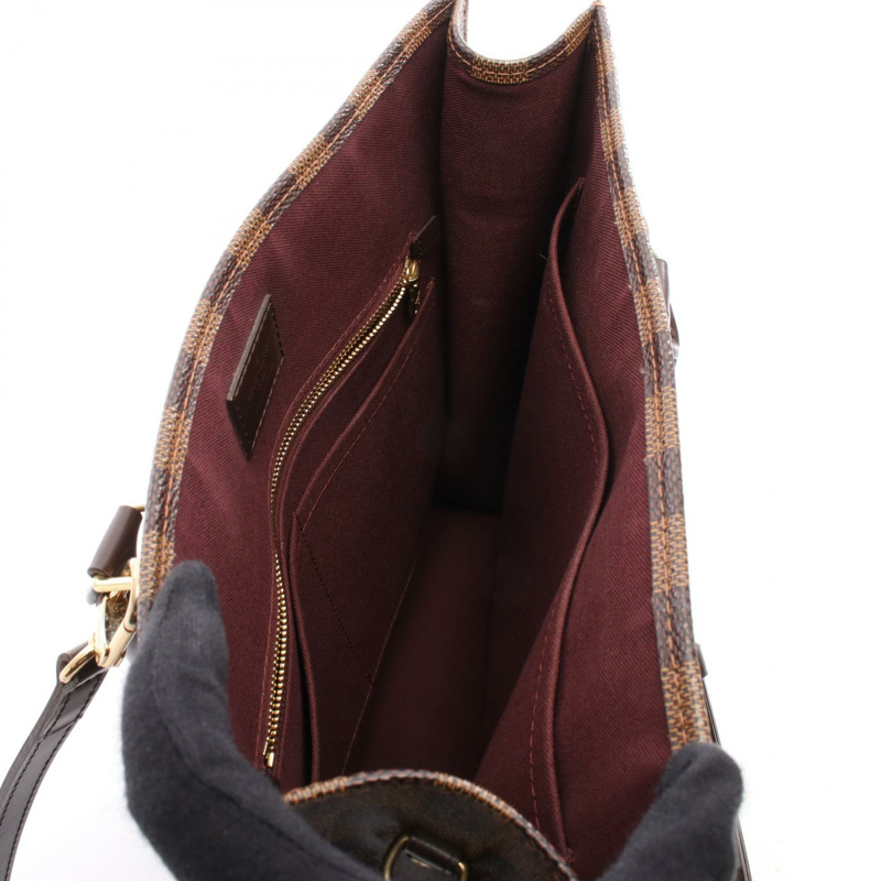 LOUIS VUITTON Sac Plat PM 單肩托特包 N41226 Damier 帆布 Ebene 二手 LV-2