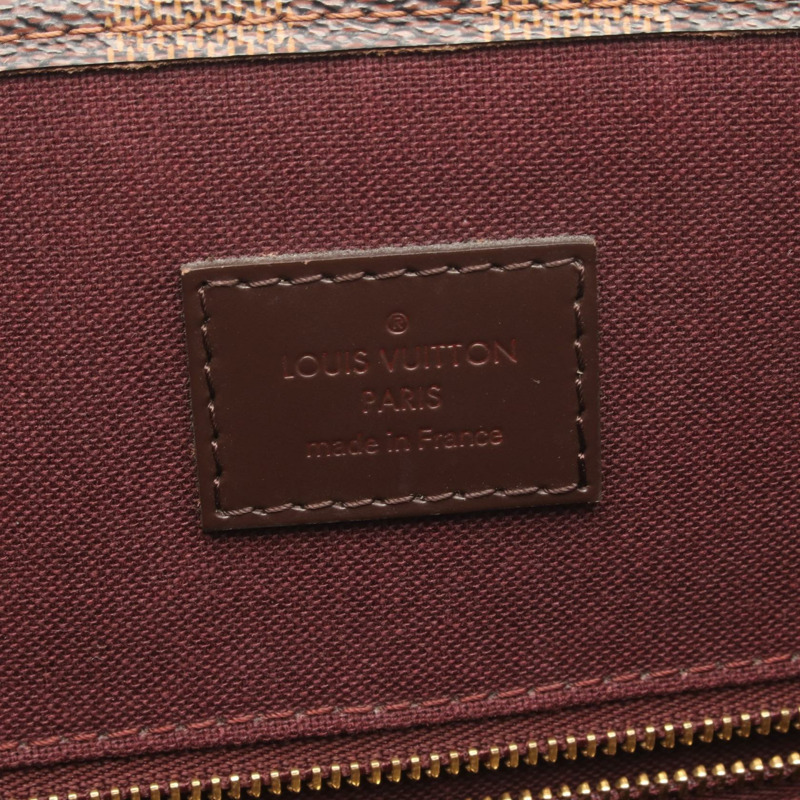 LOUIS VUITTON Sac Plat PM 單肩托特包 N41226 Damier 帆布 Ebene 二手 LV-3