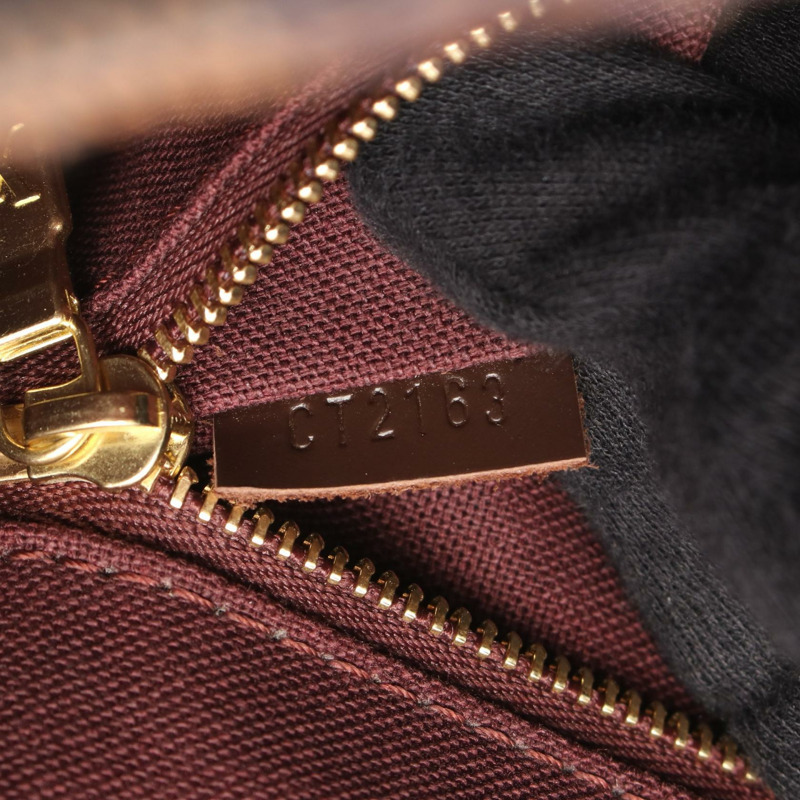 LOUIS VUITTON Sac Plat PM 單肩托特包 N41226 Damier 帆布 Ebene 二手 LV-4