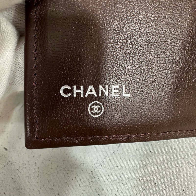 Chanel Ap0232 黑羊皮銀釦CF中夾-20