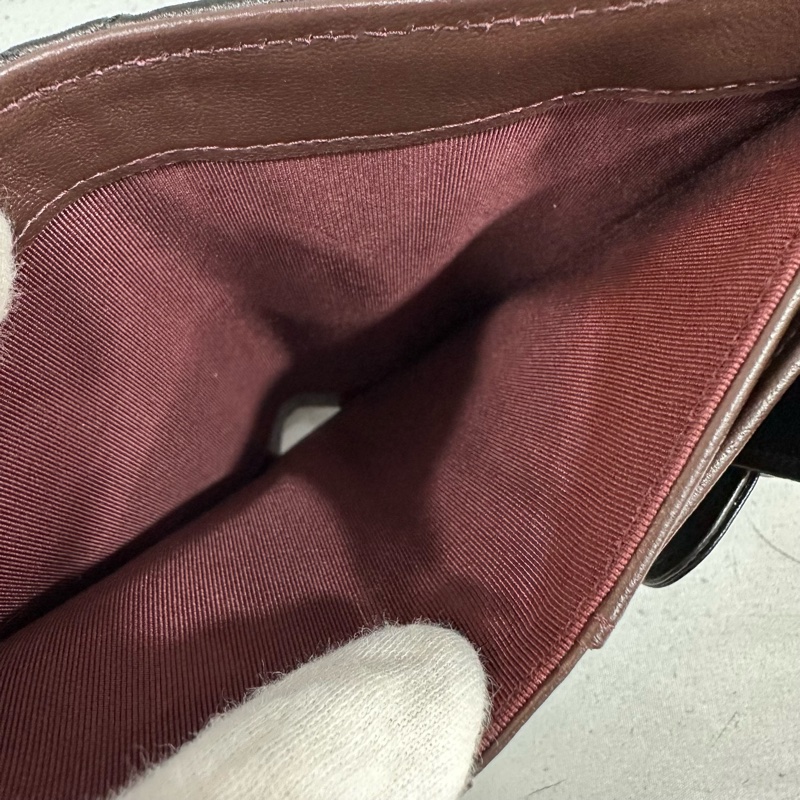 Chanel Ap0232 黑羊皮銀釦CF中夾-24