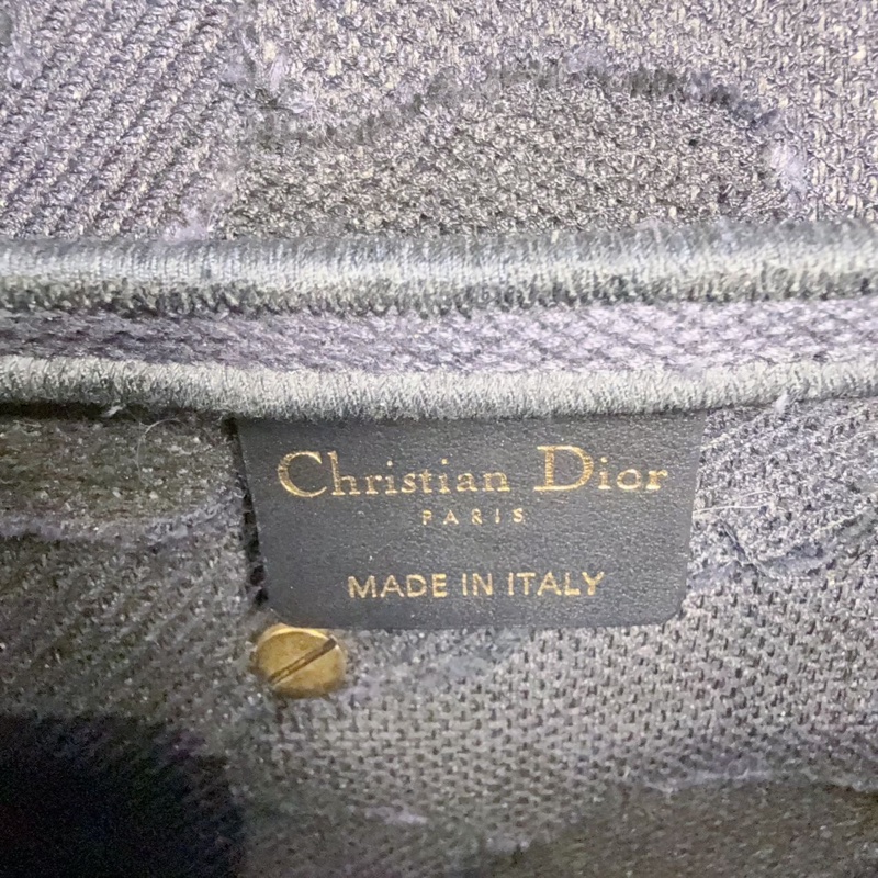 98新Dior/迪奧  限量款  藍色刺繡釘珠寬肩帶-9