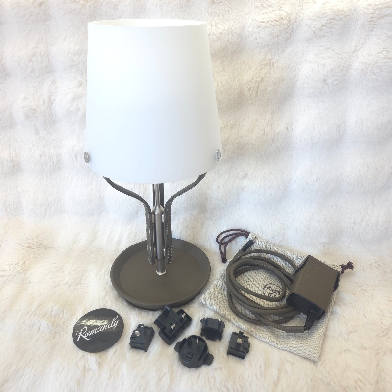 Hermès Harnais 檯燈 大象灰-0