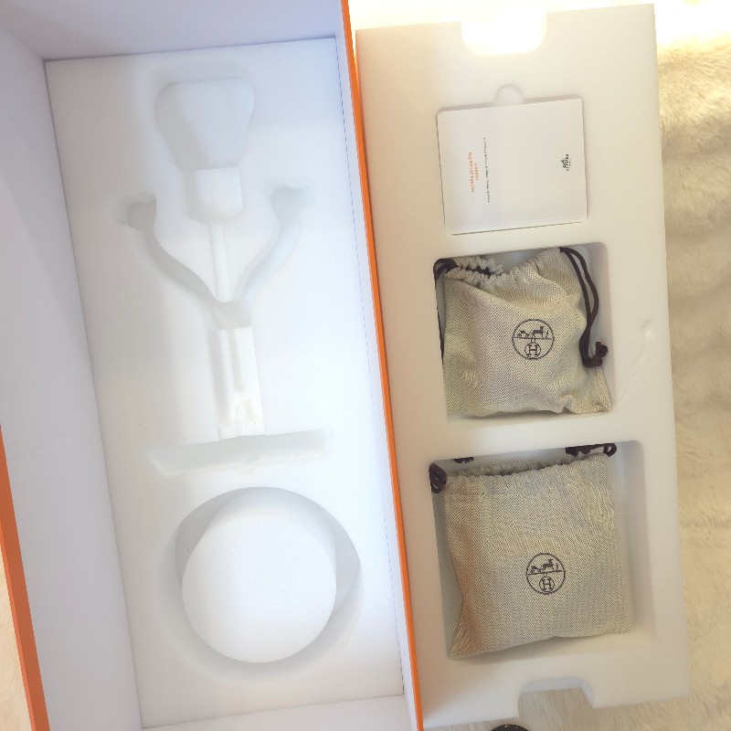 Hermès Harnais 檯燈 大象灰-10