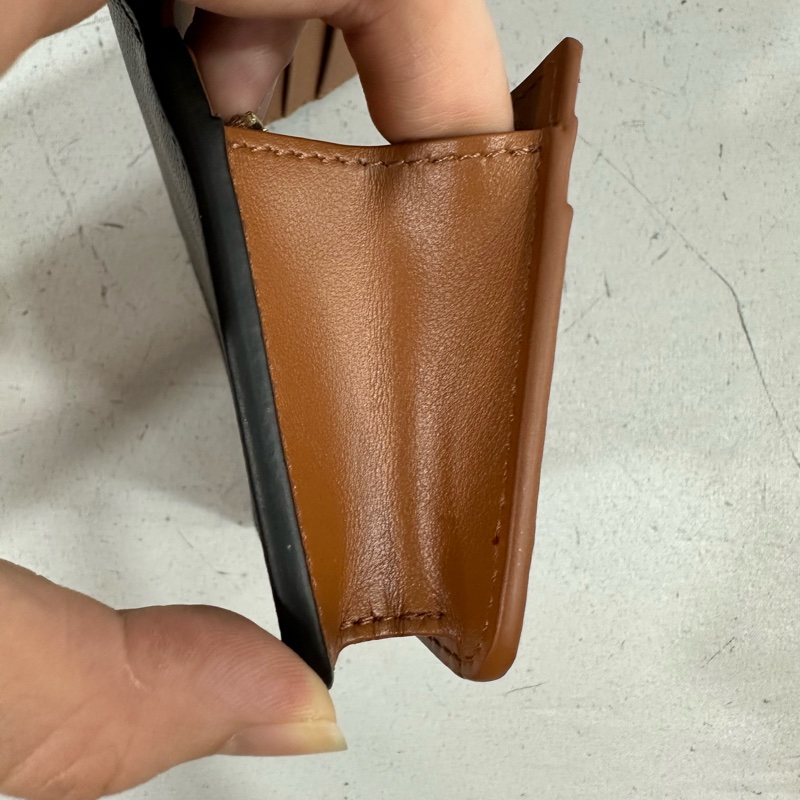 Celine 10k622 老花金釦凱旋門短夾-17