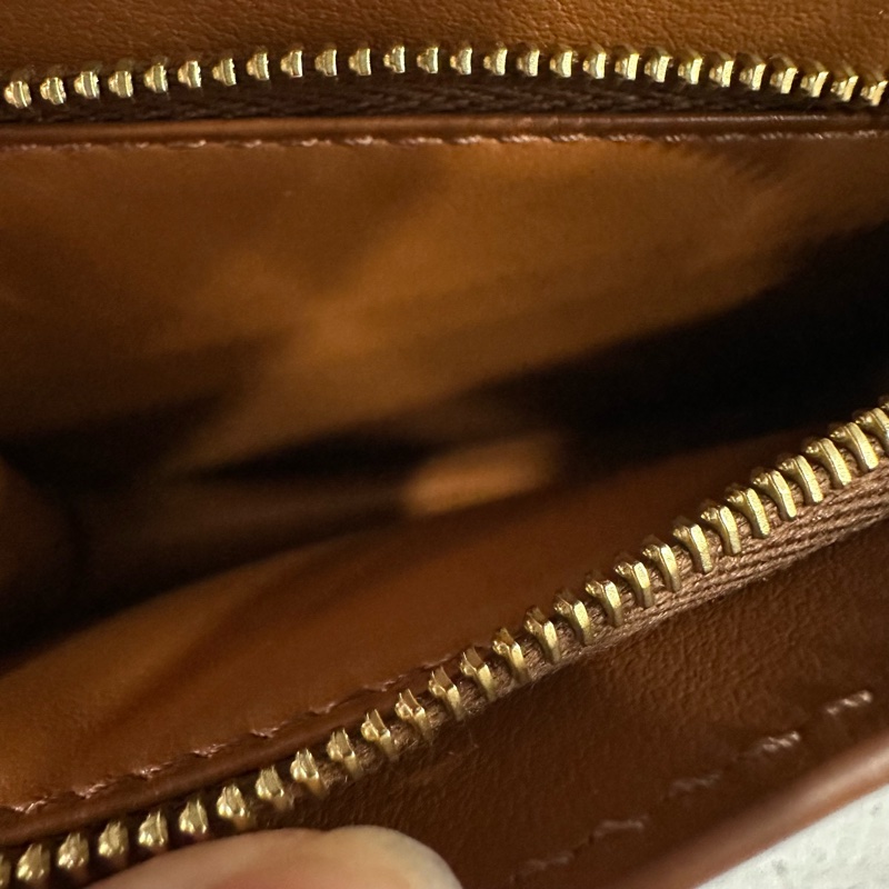 Celine 10k622 老花金釦凱旋門短夾-19