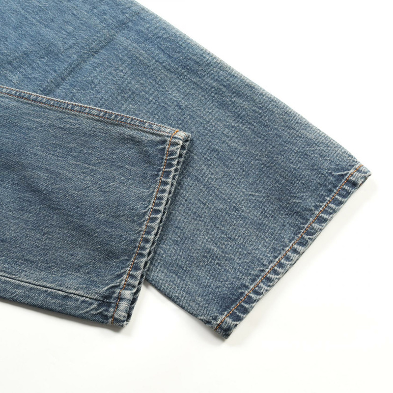 PRADA 牛仔褲 三角形標誌 GEP374SVMO14E9 棉質海軍藍 二手男款 #29-6