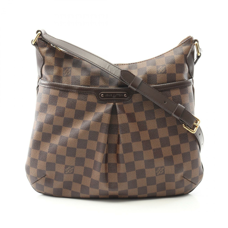 LOUIS VUITTON Bloomsbury PM 單肩包 N42251 Damier 帆布皮革 Ebene 二手-0