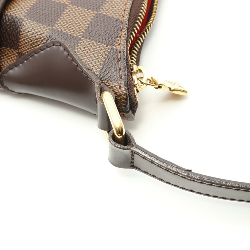 LOUIS VUITTON Bloomsbury PM 單肩包 N42251 Damier 帆布皮革 Ebene 二手-6