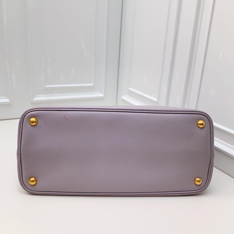 98新 PRADA普拉达 Double香芋紫手提包-7