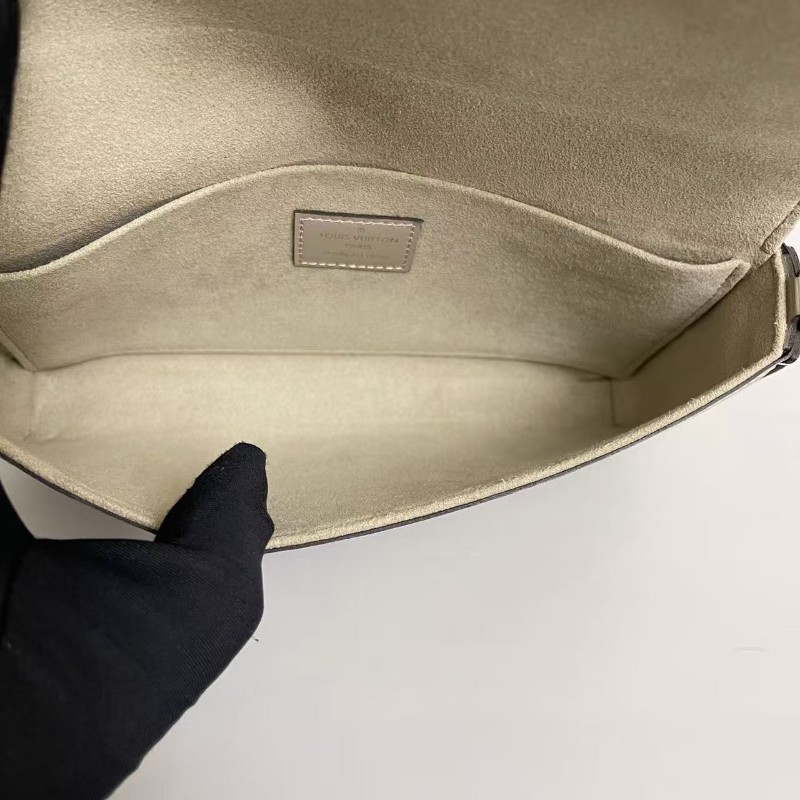 LV路易威登 灰色水波紋三合一 肩背包 斜背包-7