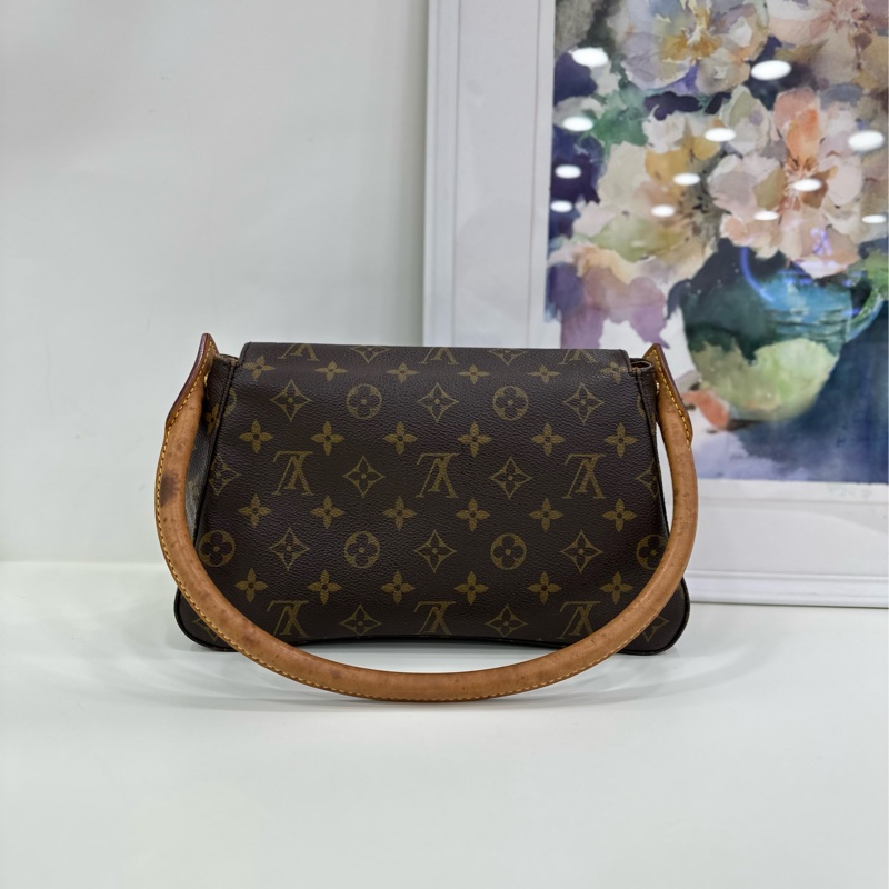 LV/路易威登 looping老花中古翻蓋名媛包，原始品相 神仙顏值，時尚達人必備～ 尺寸約：28x17x8.5cm-2