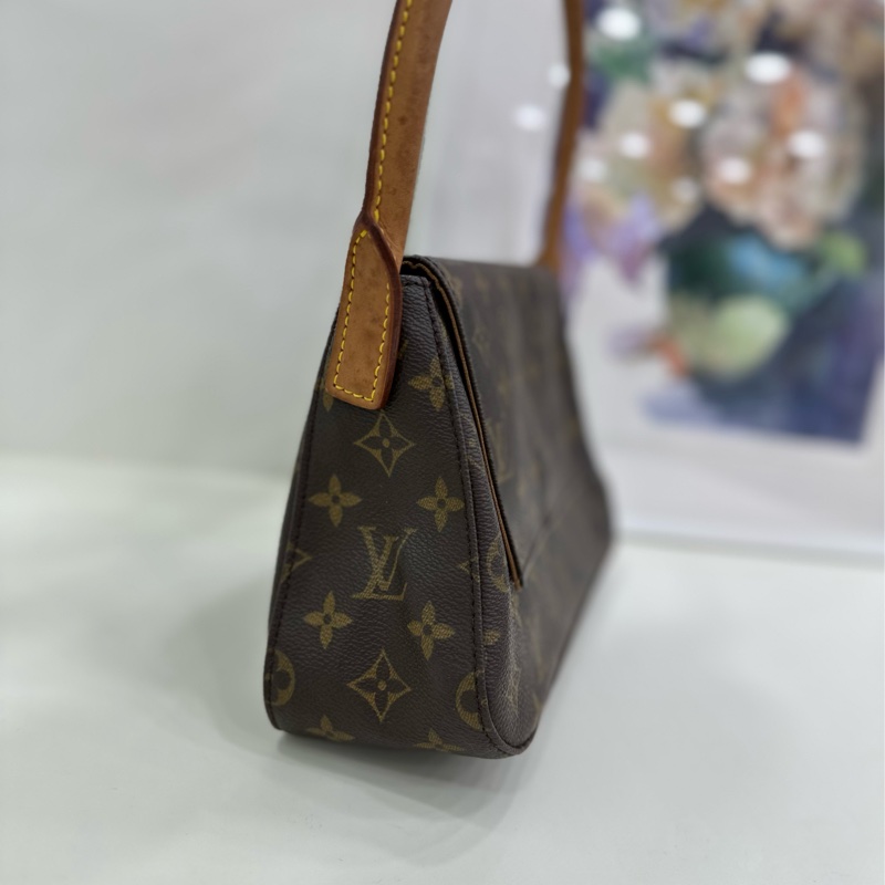 LV/路易威登 looping老花中古翻蓋名媛包，原始品相 神仙顏值，時尚達人必備～ 尺寸約：28x17x8.5cm-5