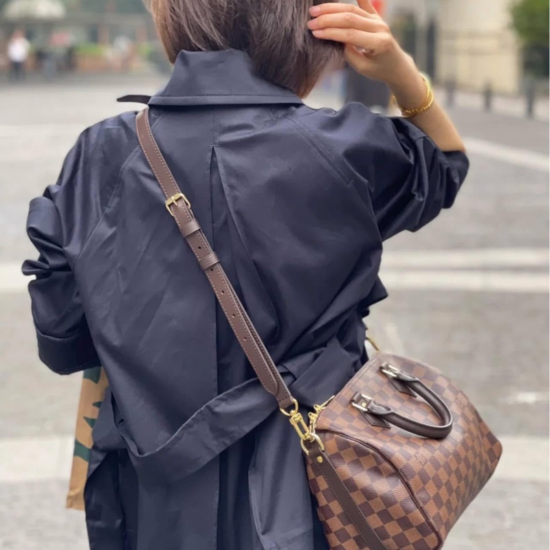 LV 波士頓包 25 棋盤格 #背袋款-3