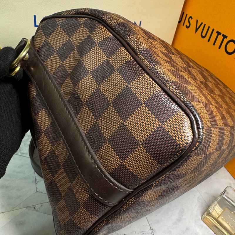 LV 波士頓包 25 棋盤格 #背袋款-17