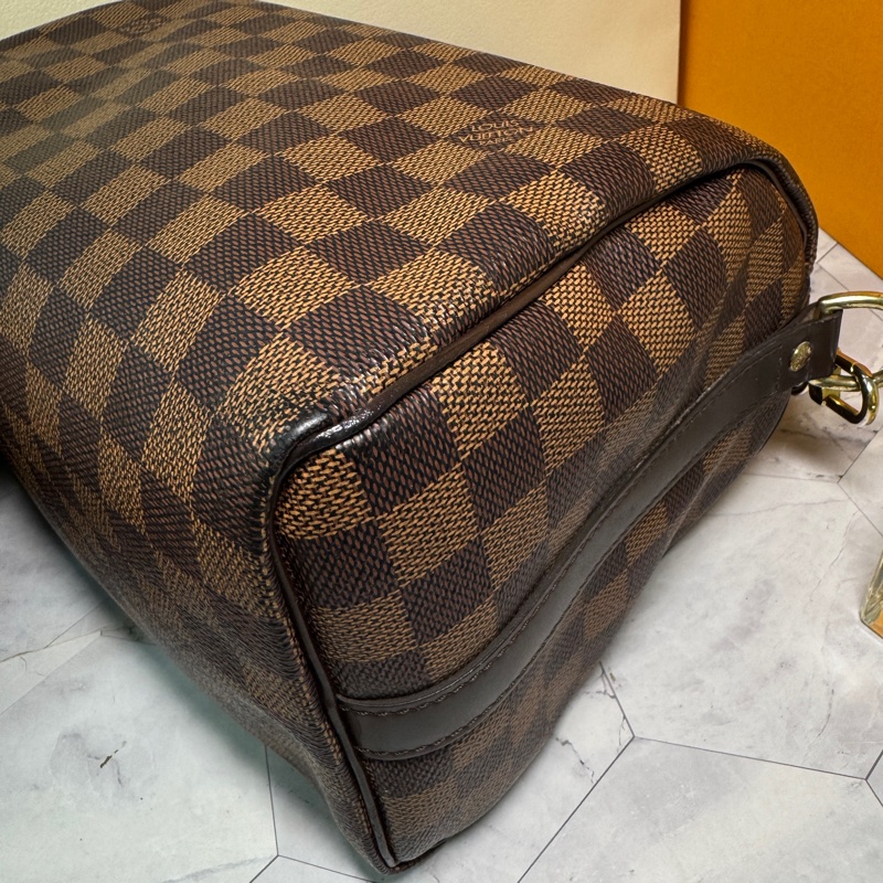 LV 波士頓包 25 棋盤格 #背袋款-18