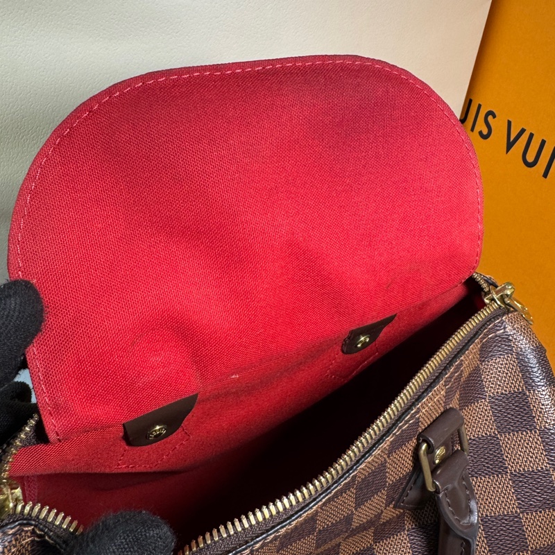 LV 波士頓包 25 棋盤格 #背袋款-31