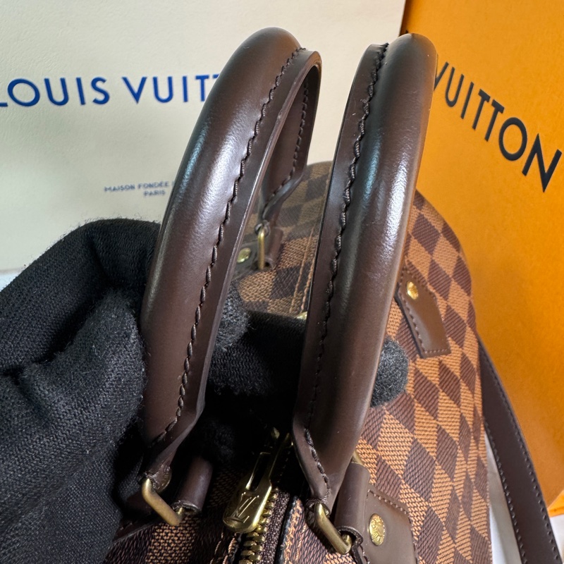 LV 波士頓包 25 棋盤格 #背袋款-40