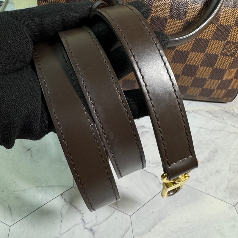 LV 波士頓包 25 棋盤格 #背袋款-45