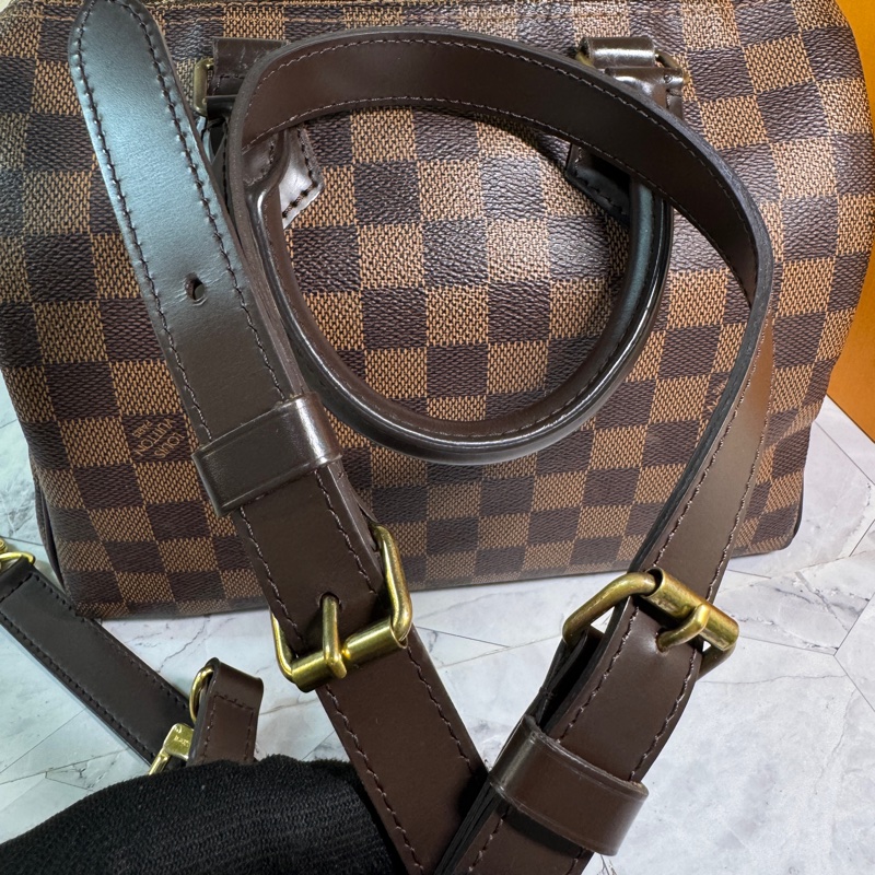 LV 波士頓包 25 棋盤格 #背袋款-47