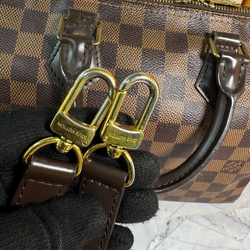 LV 波士頓包 25 棋盤格 #背袋款-53