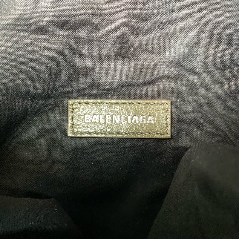 △ Balenciaga 巴黎世家 Grey Green Calfskin Superbusy Large Shoulder Bag 灰綠色小牛皮肩背袋 - 257016654-13