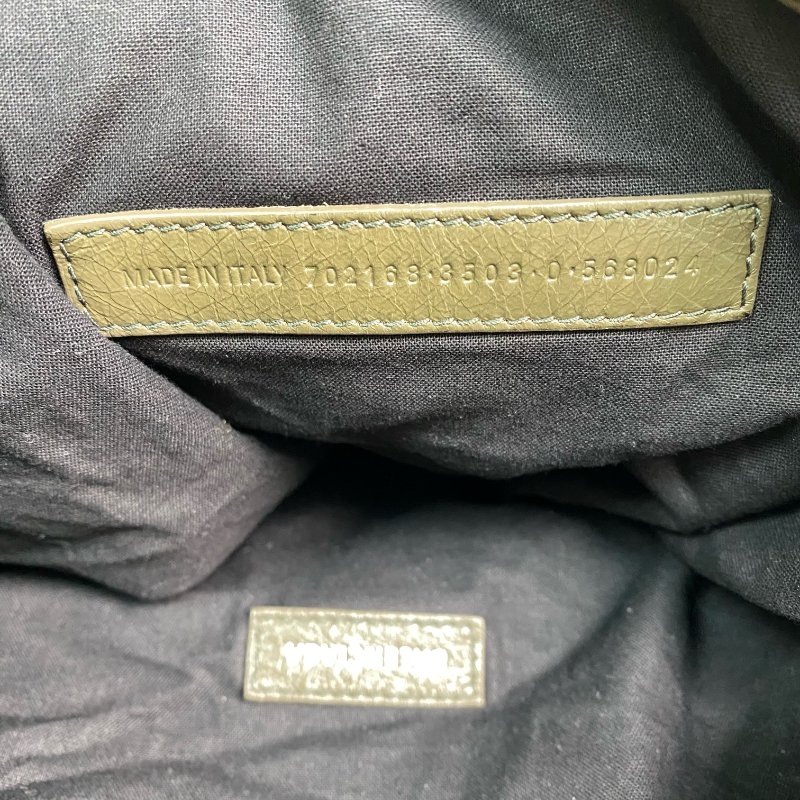 △ Balenciaga 巴黎世家 Grey Green Calfskin Superbusy Large Shoulder Bag 灰綠色小牛皮肩背袋 - 257016654-14