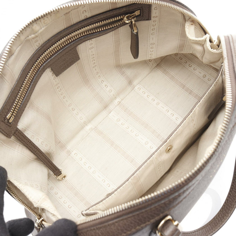 GUCCI Lady Dollar 手提包 388560 皮革 棕色 二手 女士-2