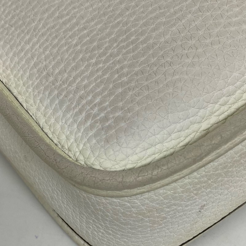△ Hermes 愛馬仕 Evelyn 16 OU New White Clemence Calfskin Palladium-plated Hardware Cross- body Bag Stamp B 白色顆粒小牛皮銀扣斜背袋 Stamp B -257016763-11