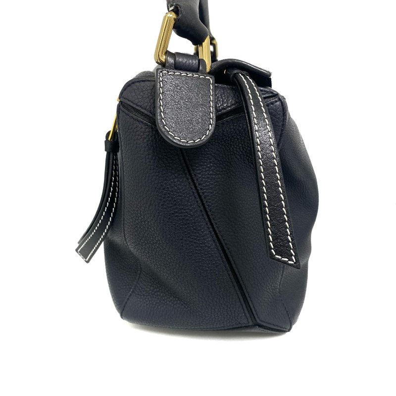 △ Loewe 羅意威 Puzzle Navy Calfskin 2Way Bag 深藍色小牛皮兩用袋 -257016903-3