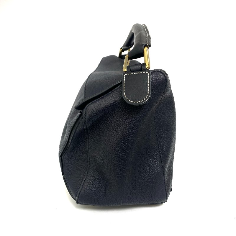 △ Loewe 羅意威 Puzzle Navy Calfskin 2Way Bag 深藍色小牛皮兩用袋 -257016903-4