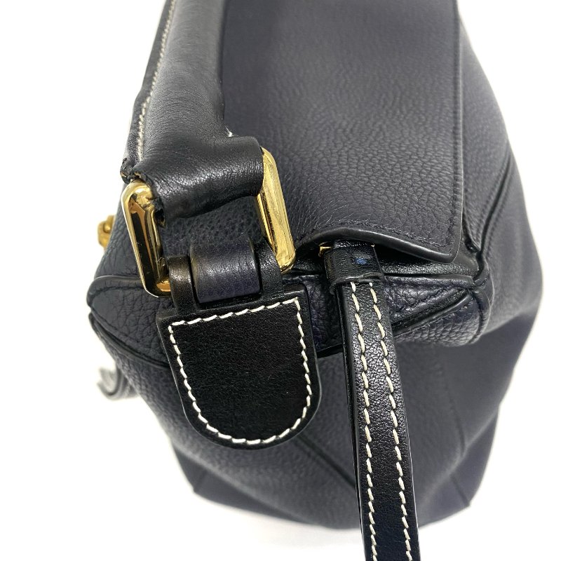△ Loewe 羅意威 Puzzle Navy Calfskin 2Way Bag 深藍色小牛皮兩用袋 -257016903-8