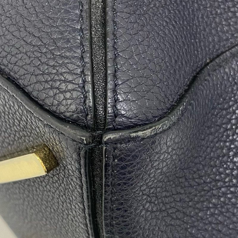 △ Loewe 羅意威 Puzzle Navy Calfskin 2Way Bag 深藍色小牛皮兩用袋 -257016903-11