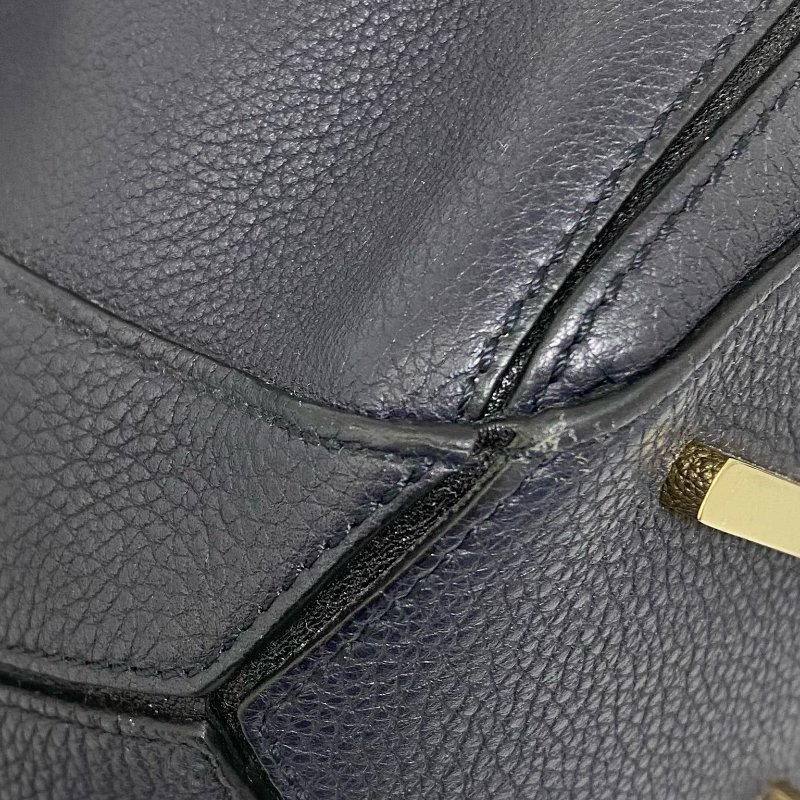 △ Loewe 羅意威 Puzzle Navy Calfskin 2Way Bag 深藍色小牛皮兩用袋 -257016903-12