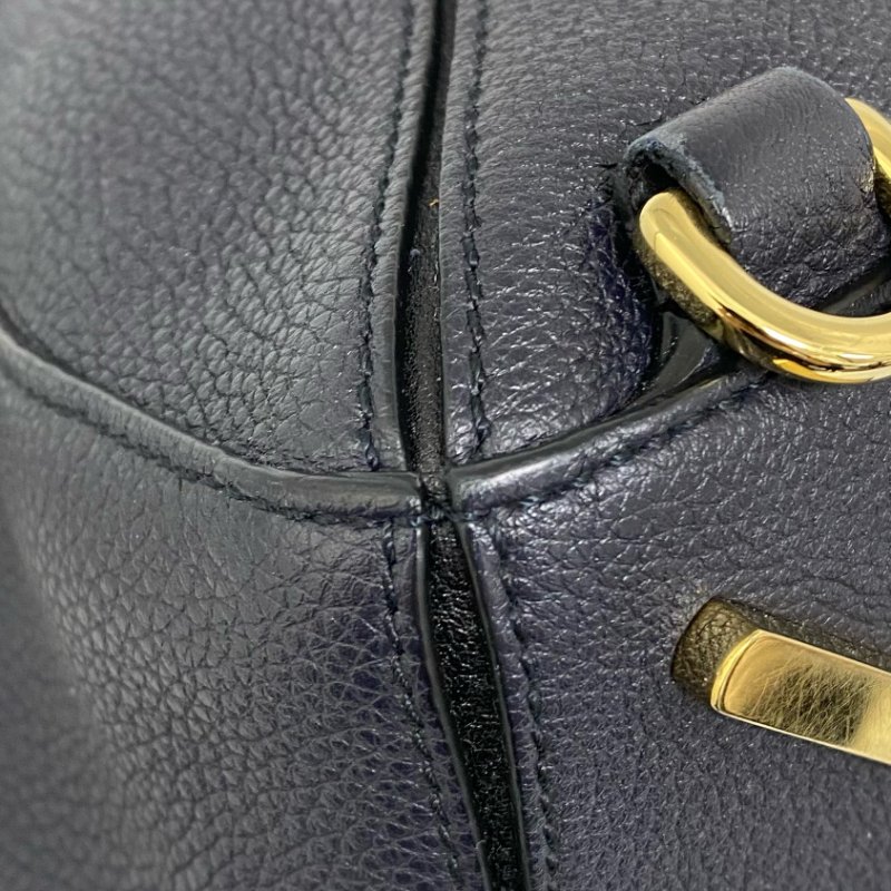 △ Loewe 羅意威 Puzzle Navy Calfskin 2Way Bag 深藍色小牛皮兩用袋 -257016903-14