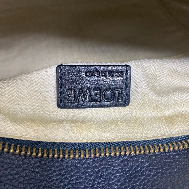 △ Loewe 羅意威 Puzzle Navy Calfskin 2Way Bag 深藍色小牛皮兩用袋 -257016903-19