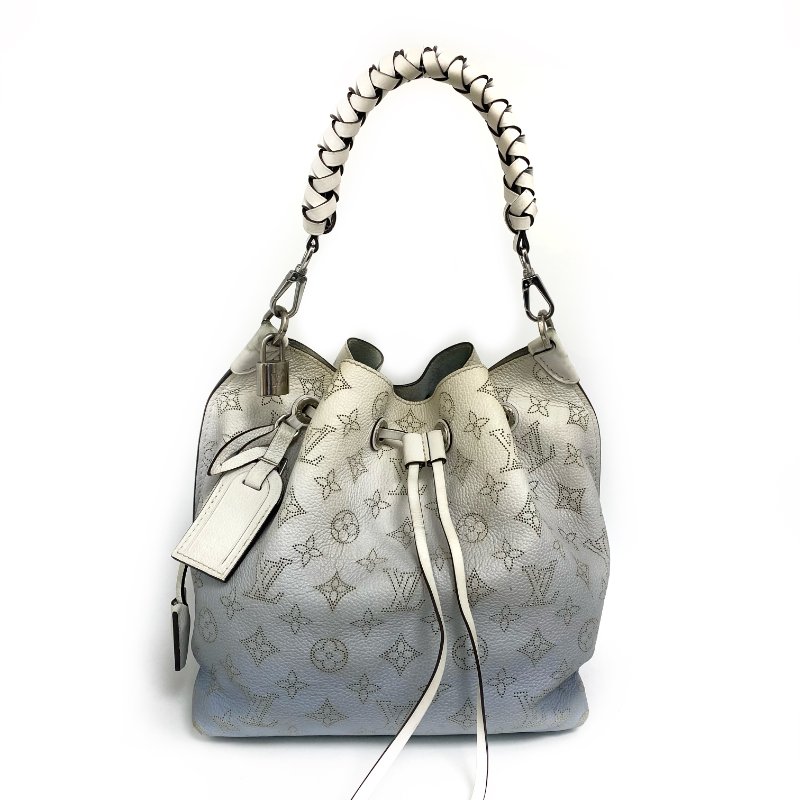 △ Louis Vuitton 路易威登 Muiria Mahina Light Blue Perforated Calfskin 2Way Bag M57853 淺藍色穿孔小牛皮兩用袋 M57853 -257016910-1