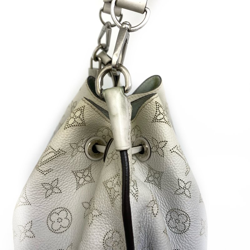 △ Louis Vuitton 路易威登 Muiria Mahina Light Blue Perforated Calfskin 2Way Bag M57853 淺藍色穿孔小牛皮兩用袋 M57853 -257016910-6