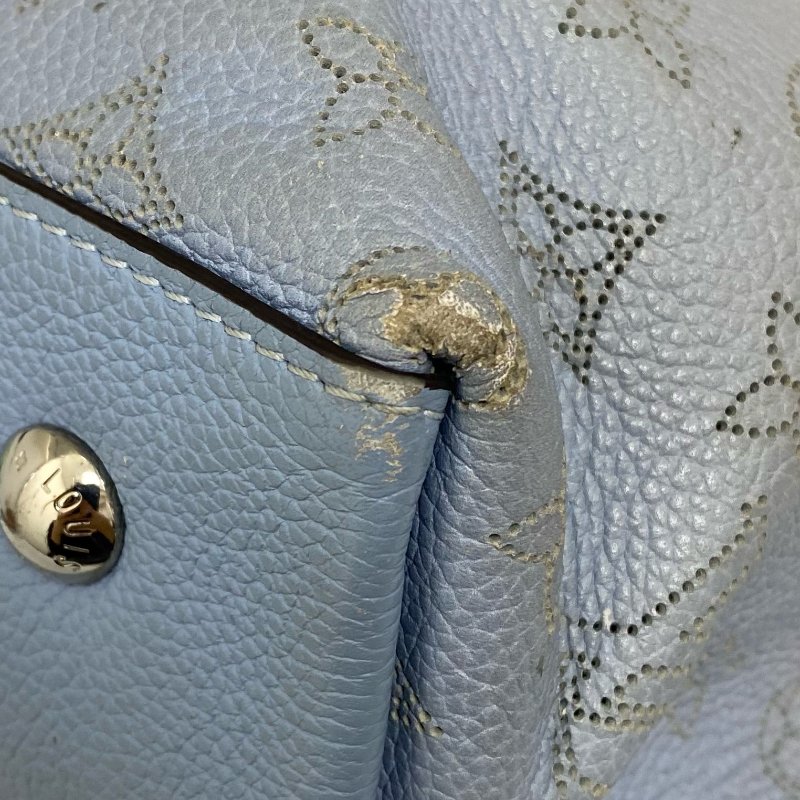 △ Louis Vuitton 路易威登 Muiria Mahina Light Blue Perforated Calfskin 2Way Bag M57853 淺藍色穿孔小牛皮兩用袋 M57853 -257016910-11