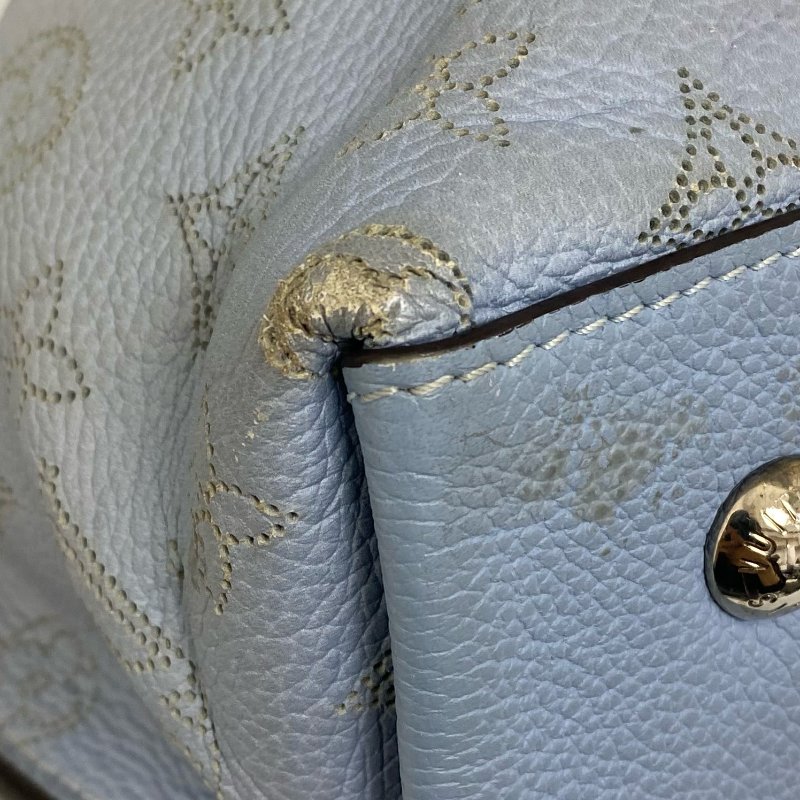 △ Louis Vuitton 路易威登 Muiria Mahina Light Blue Perforated Calfskin 2Way Bag M57853 淺藍色穿孔小牛皮兩用袋 M57853 -257016910-12