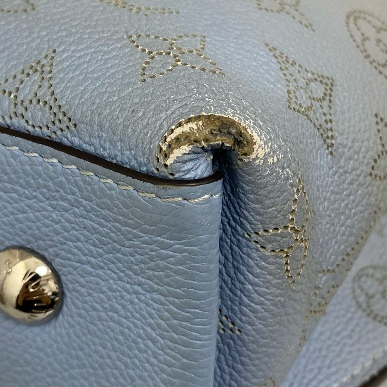 △ Louis Vuitton 路易威登 Muiria Mahina Light Blue Perforated Calfskin 2Way Bag M57853 淺藍色穿孔小牛皮兩用袋 M57853 -257016910-13